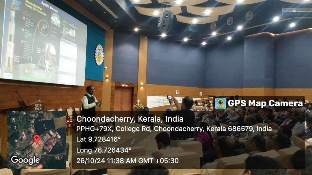 Dr. V Narayanan, Director LPSC during session Propulsion Systems for Interplanetary Missions