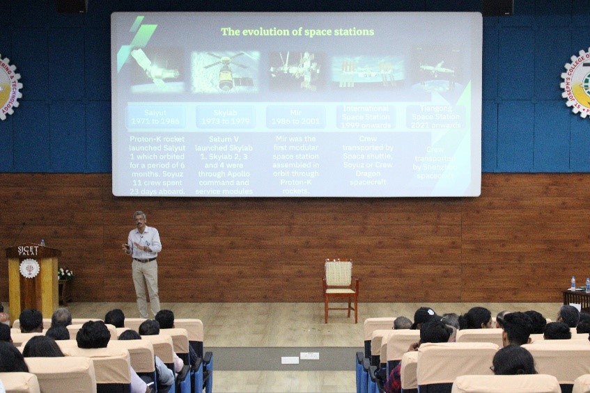 Mr. R Hutton, Associate Director LPSC, During SessionHuman Space-flight Program